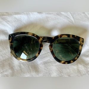 Celine retro round cat eye wayfarer tortoise shell sunglasses
